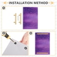 thumbnail image 2 of Iauyy Modern Square Bathroom Tray with Handles - Acrylic & Aluminum Alloy Vanity Countertop Organizer ，Purple Droplet, 2 of 7