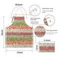 thumbnail image 7 of Pioneer Flower Floral Print Pattern Apron-Garden Aprons for Women with Pockets-Cotton Linen Waterproof Kitchen Cooking Gardening Aprons Adjustable for Kitchen,Cooking,BBQ and Salon 33x27 Inch, 7 of 7