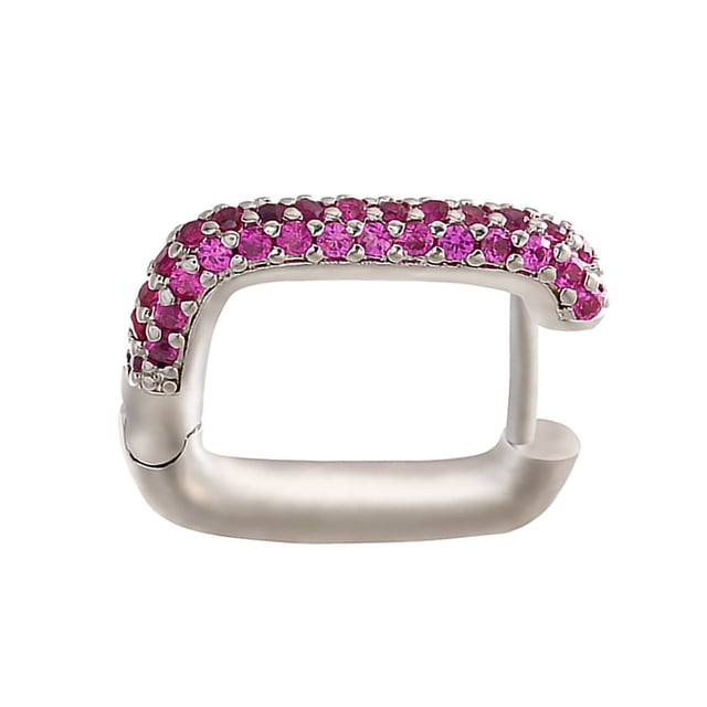 Qarigey Pendiente colgante Popular para mujer, pintura triangular geométrica, verde neón, joyería fluorescente, pendiente de aro Ropa, zapatos y accesorios Miscelánea Blanco + rosa rojo