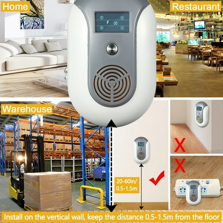 Ultrasonic Pest Repellent，Indoor Plug, Electronic and ...