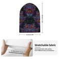 thumbnail image 2 of Lsque Paisley And Owls Pattern Knitted Beanie, Unisex Winter Hat, Knit Hat Winter Beanies Thick Fisherman Beanies Cuffed Plain Skull Caps, 2 of 6