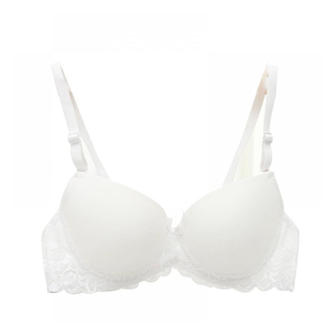 Soutien-gorge Rehausseur en Dentelle pour Femmes, Confortable, Rembourré, à Armatures, Effet Lift, Ajoute une Tasse