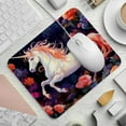 thumbnail image 2 of Unicorn 8.3x9.8 Inch Square Printed Desk Mat Mouse Pad for Office and Gaming, Non-Slip Rubber Bottom, 2 of 6