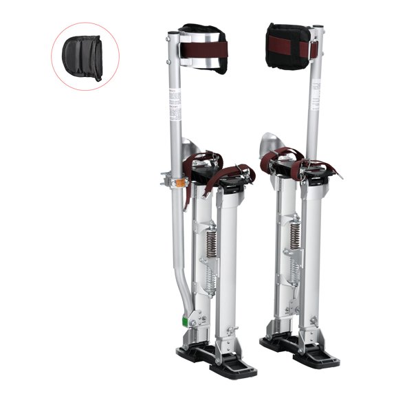 Dranite Adjustable Drywall Stilts 18-30 Inch, Aluminum Construction for Painting & Taping Work