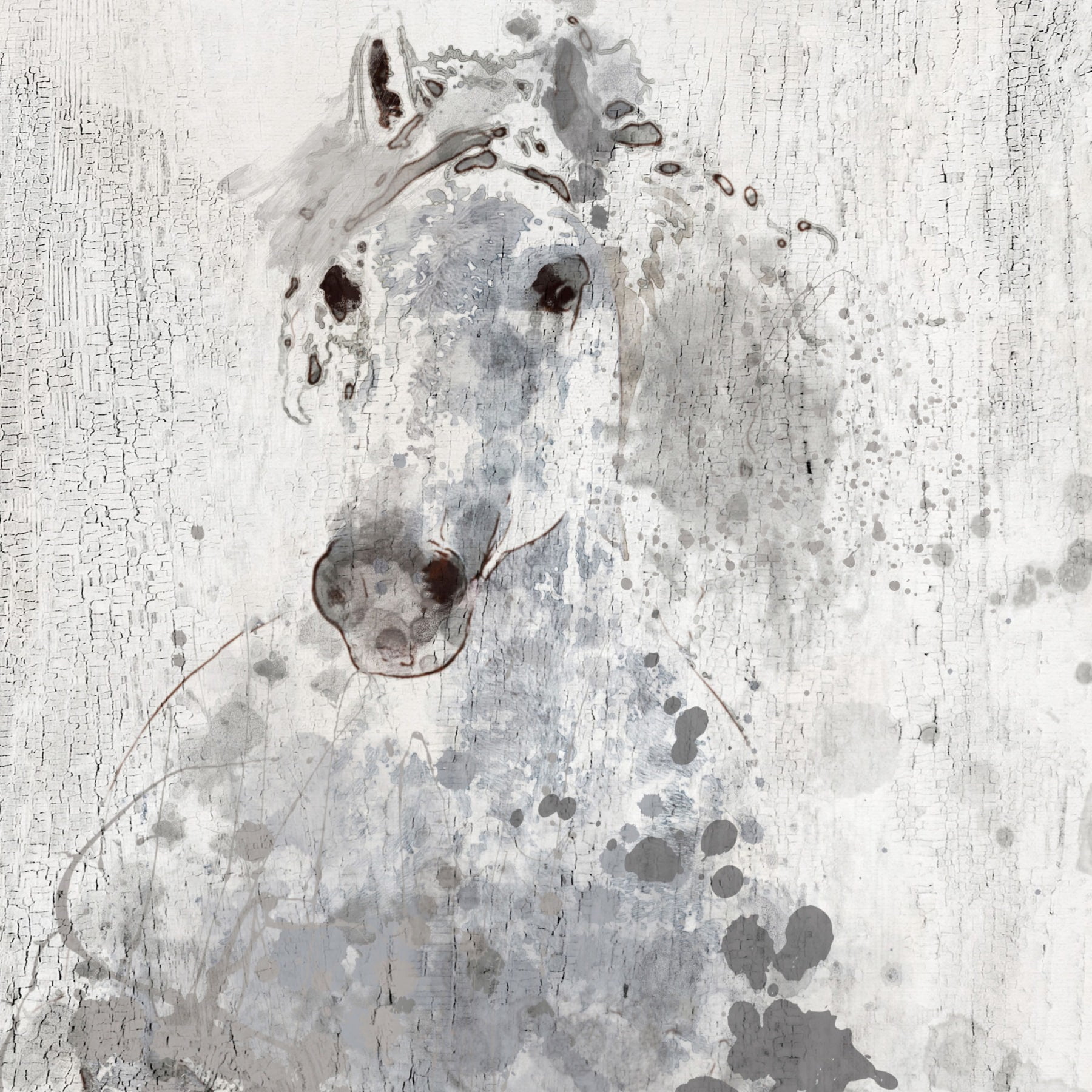 Marmont Hill "Silver Sunshine" by Irena Orlov Painting Print on Wrapped Canvas