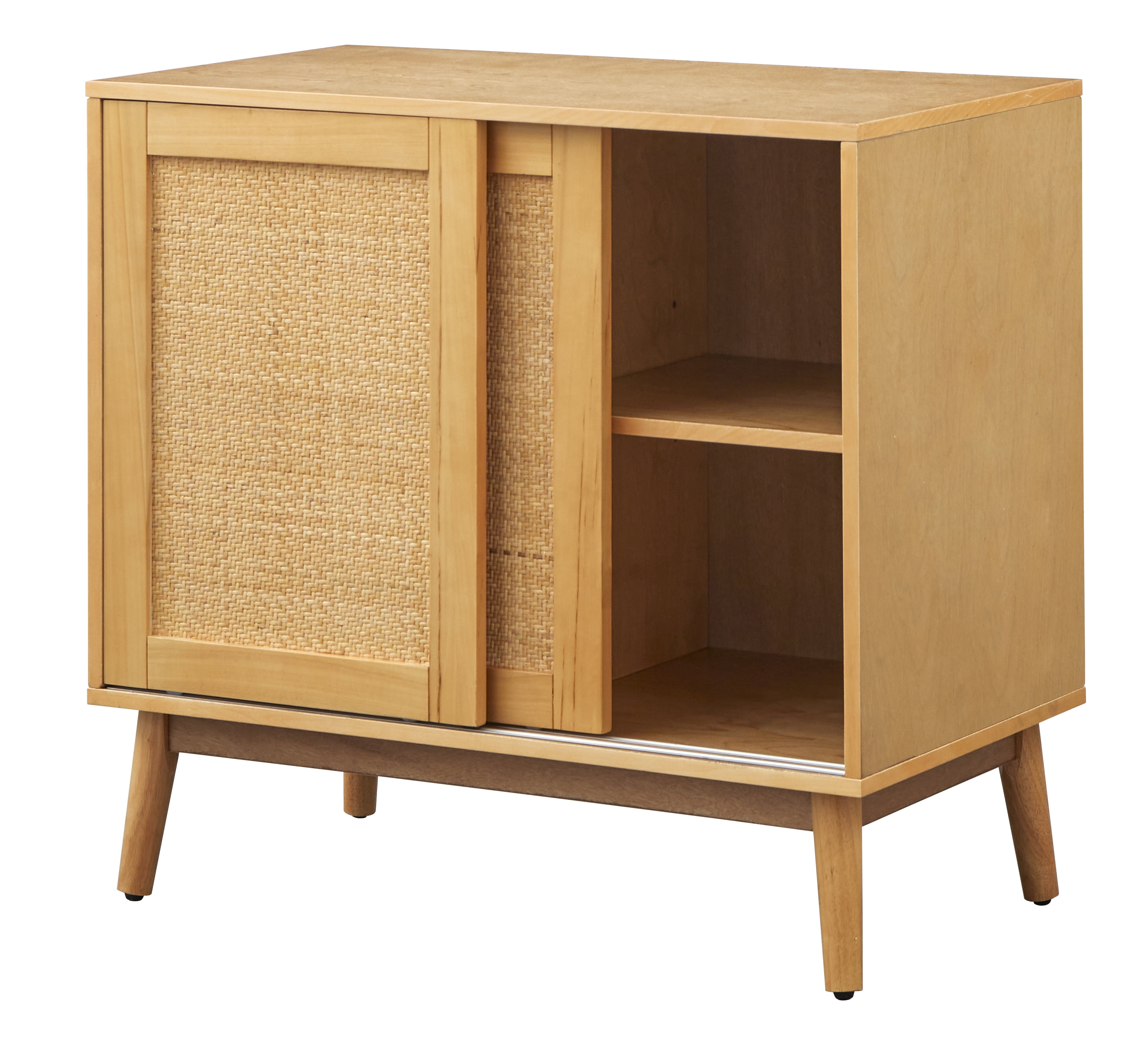 TMS Radcliff 32" Wide Sliding Door Buffet, Natural Finish