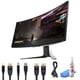 thumbnail image 1 of Monitor Curvo Alienware Dell UltraWide para Juegos 34 Pulgadas WQHD 3440 x 1440 2 ms Nvidia G-Sync, 1 of 8