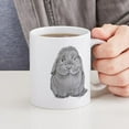 thumbnail image 4 of CafePress - Holland Lop By Karla Hetzler Mugs - 11 oz Ceramic Mug - Novelty Coffee Tea Cup, 4 of 4