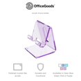 thumbnail image 3 of Soporte para teléfono OfficeGoods acrílico estético morado 10-20 cm, 3 of 8