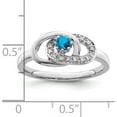 thumbnail image 4 of 14K White Gold Family Jewelry Diamond Semi-Set Ring (Size 7) Made In China xmrw45/1, 4 of 5