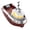 Brown, variant on Danhjin Remote Control Boats for Kids, Mini 2.4G RC Rechargeable Boat with LED Lights, Great for Lake or Pool