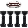 thumbnail image 4 of OFFIGAM 4Pcs Adjustable Black Headboard Stoppers for Bed Frame Wall Protection and Noise Reduction, 4 of 6