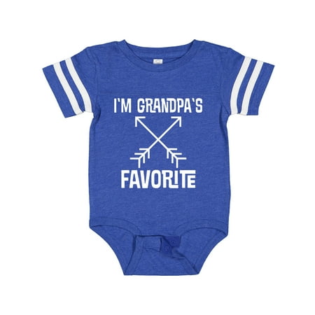

Inktastic Grandpas Favorite Grandson Gift Baby Boy or Baby Girl Bodysuit