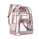 thumbnail image 3 of Mochila transparente con correa de hombro ajustable, ligera y unisex. Oro, 3 of 7