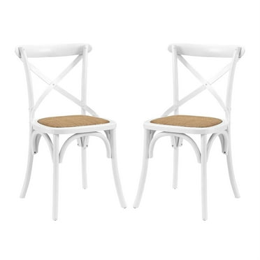 Ergode Gear Dining Side Chair Set of 2 - White