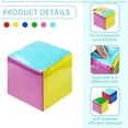 thumbnail image 4 of Large Soft Dice - 10CM Classroom Dice with Pockets for Teachers, Educational Learning Cubes for Math Reading Games, Set of 6 Colorful Soft Dice, 4 of 8