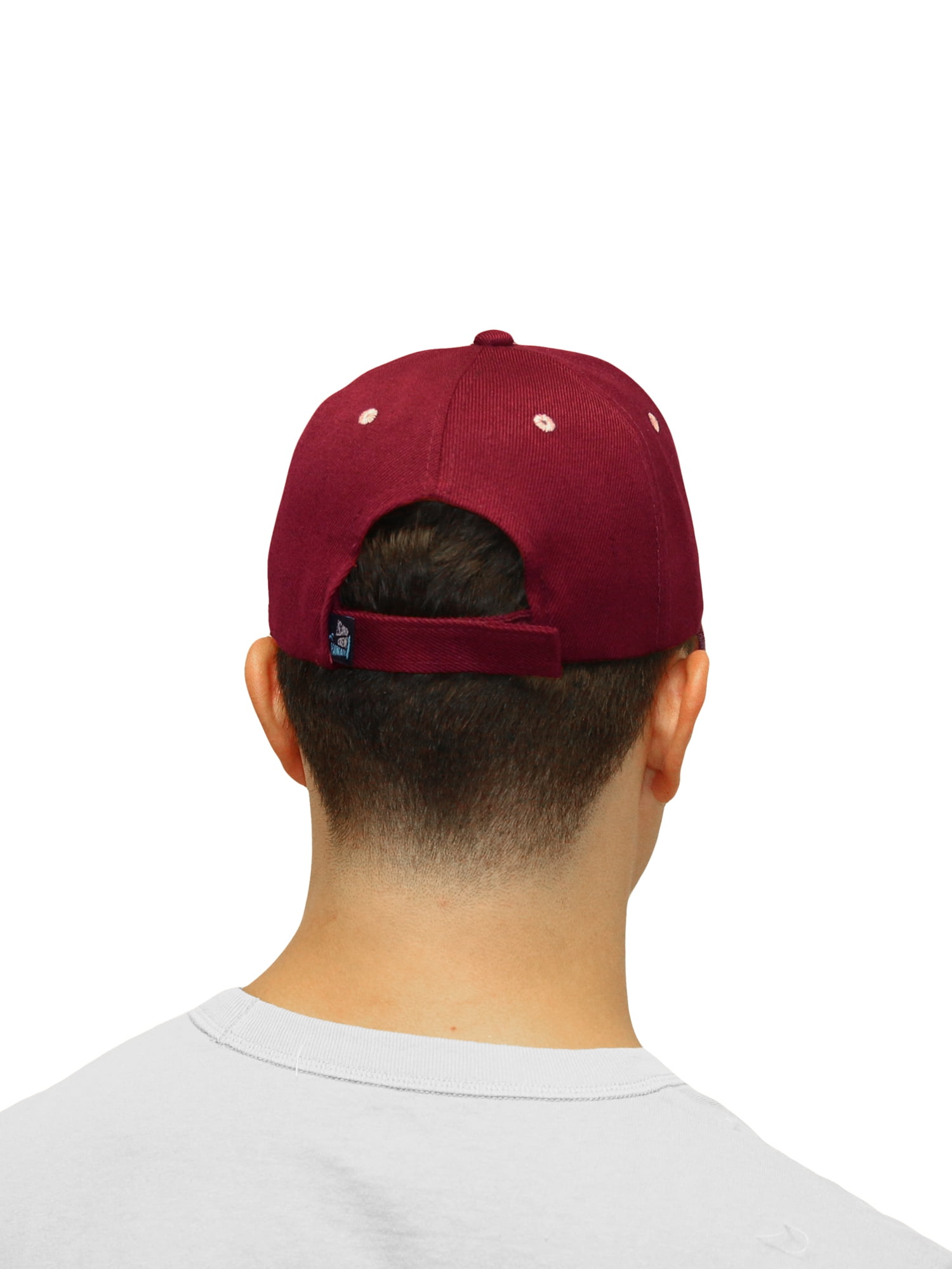 ISLAND CREW HAWAII CAP: Hi Hawaii W/ Island Logo, Burgundy