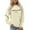 Beige, variant on C'est La Vie Paris Sweatshirts for Women Oversized Letter Graphic Crewneck Tops Casual Drop Shoulder Long Sleeve Pullover Sweatshirt Fashion Streetwear Workout Outfits White S