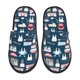 thumbnail image 1 of Balery Dental Pantuflas de Casa de Felpa Silenciosas con Diseño Estampado, Zapatillas Cómodas Antideslizantes de Algodón para Interior-Medium, 1 of 8