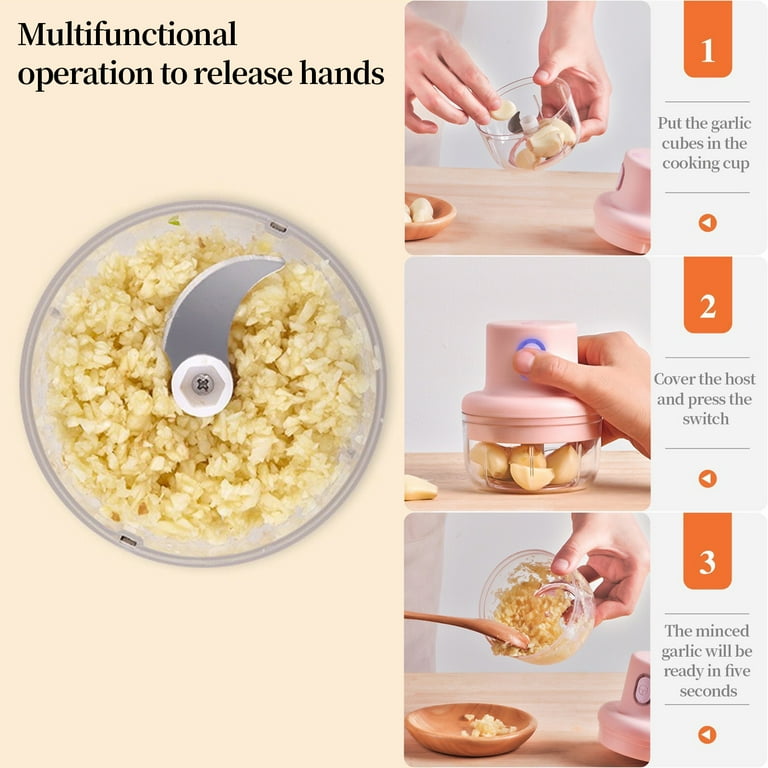 Hand Garlic Grinder-Small Hand Grinder for Garlic, 2023 New Hand Press  Garlic Chopper, Hand Pepper Grinder, Garlic Press Hand Specialty Tools (2