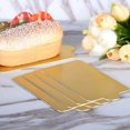 thumbnail image 3 of Mini Cardboard Cake Bases, 100pcs Golden Mousse Cake Boards Cake Paper Plates For Wedding Birthday, 3 of 4