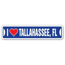Street Sign - I Love Tallahassee, Florida