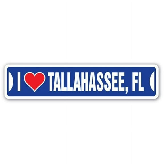 Street Sign - I Love Tallahassee, Florida