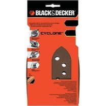 BLACK DECKER Mega Mouse Sandpaper 74-671 - Coarse 80-Grit - Compatible with Mouse Sander