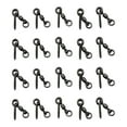 thumbnail image 3 of Mosiee 20Pcs Carp Fishing Screws With D-Rig Swivel Ring For Piercing And Holding, 3 of 8