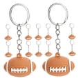 thumbnail image 5 of FRCOLOR 12pcs Rugby Keychain Rugby Key Ring Sports Fans Keychain Rugby Themed Party Favor, 5 of 8