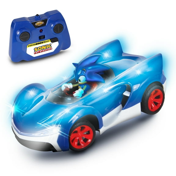 RTR RC Sonic Glow Racer with Turbo Boost & Lights Incl 2AA, USB Charger, 3.7V Li-ion
