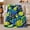 Court Racket, variant on Lime Green Tennis Ball Court Art, Playful Artistic Scene, Warm Flannel Blanket for Living Room and Bedroom with Detailed Artwork, Art Lovers Housewarming Gift, Artistic Home Decor