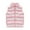 Pink, variant on Kids Fleece Winter Vest Warm Cotton Striped Jacket Outwear for Boys Girls Ub-Brown-(4-5 Years)