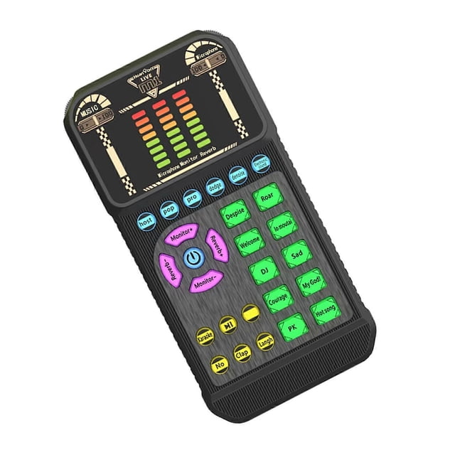 Advanced Sound Card Kit For Home Studio Broadcasts Wide Compatibility With Computers Smartphones Tablets