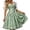 2Light Green, variant on Xijirk Women Dirndl Dress Lace Puff Short Sleeve Square Neck Bow Sash Midi Layered Skirt for Oktoberfest Themed Party Festival Cosplay Events,XXL