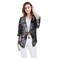 thumbnail image 5 of Kimono Cardigan Ample en Dentelle Florale pour Femmes, 5 of 5