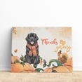 thumbnail image 3 of Happy Thanksgiving Newfoundland with Turkey Pumpkins Autumn Vibes Horizontal Matte Canvas Poster Newfie Dog Lover Gifts Wall Art Home Decor - 12018, 3 of 5