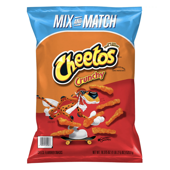 Cheetos Crunchy Cheese Flavored Snacks Party Size, 18.5 Oz.