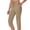 *Khaki, variant on ClodeEU Women's Drawstring Waist Capri Pants with Pockets,Casual Stretchy Comfort Fit Capri Pants Beige,Women's Plus L