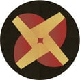 thumbnail image 1 of Ahgly Company Machine Washable Indoor Round Transitional Light Brown Area Rugs, 6' Round, 1 of 7