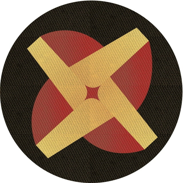 Ahgly Company Tapis Rond Lavable en Machine Intérieur Transitionnel Marron Clair, 7 Pieds Rond