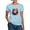 Light Blue, variant on CafePress - Cute Cat Watercolor T Shirt - Women's Classic T-Shirt