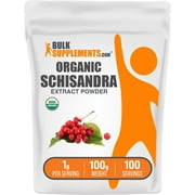 BulkSupplements Organic Schisandra Extract Powder - 1g per Serving - 100 Grams (3.5 oz) - 100 Servings