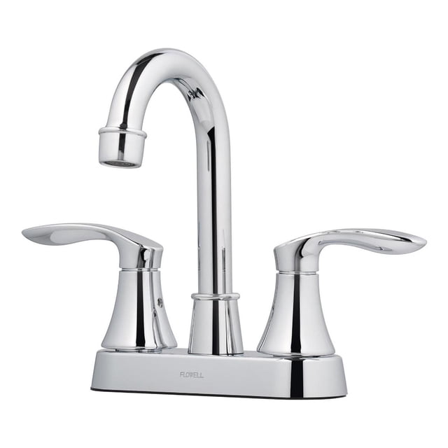 Llave Mezcladora Duomando Alexandria 4" Metal Cromo