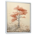 thumbnail image 2 of Designart "Warm Redwood In Red And Beige" Tree Redwood Floater Framed Canvas Wall Art, 2 of 5