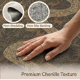 thumbnail image 6 of ODIKA 4'x6' Washable Area Rug Non-Slip, Chair-Friendly, Flatwoven Landscape Vintage Forest Frame Wilderness Motif Border Cabin Flowing Dynamic for Home Office, Under Desk, 6 of 7