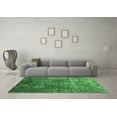 thumbnail image 3 of Ahgly Company Indoor Rectangle Oriental Emerald Green Industrial Area Rugs, 2' x 4', 3 of 4