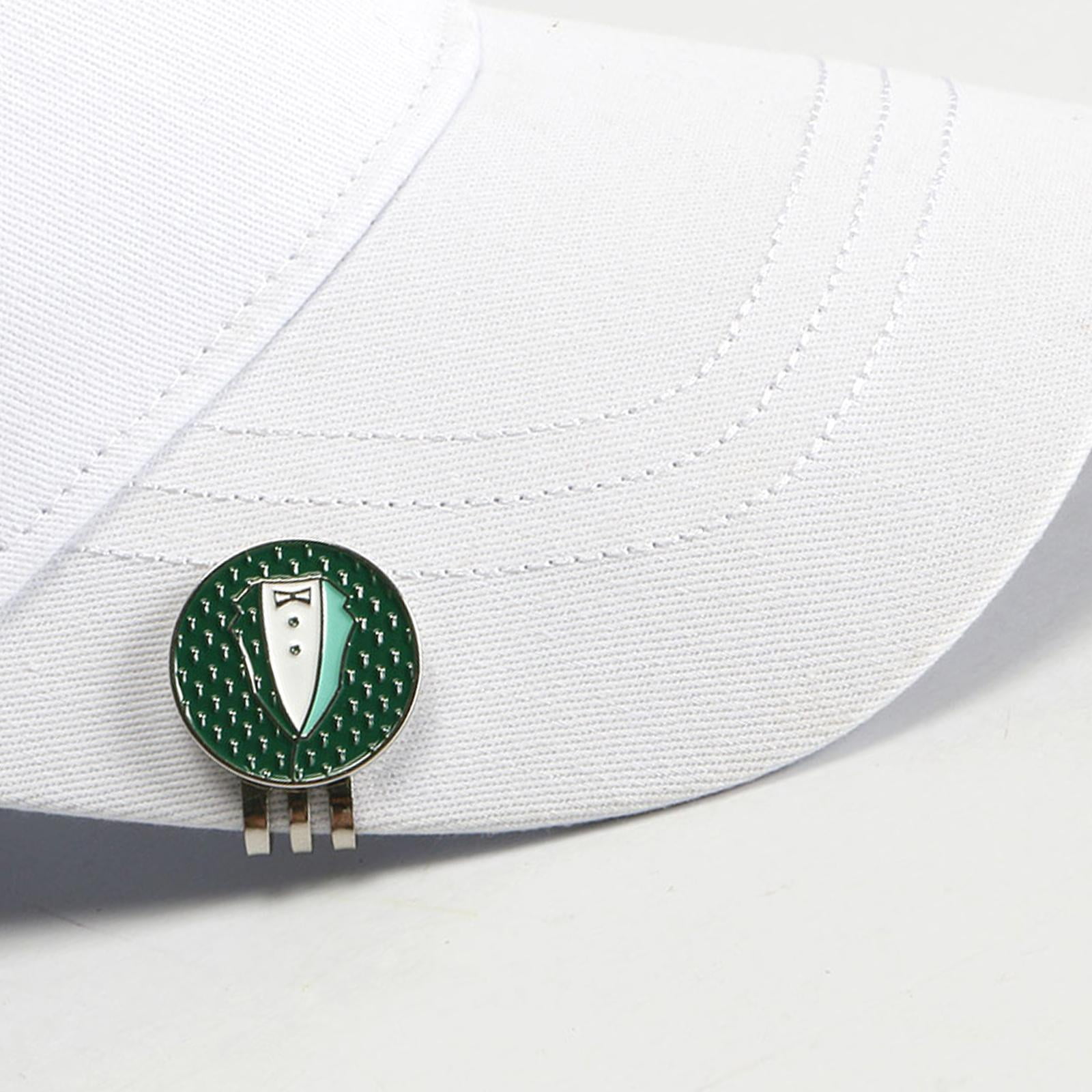Golf Ball Markers with Hat Clips for Men Women Golfer, Removable Attaches Easily to Golf Caps