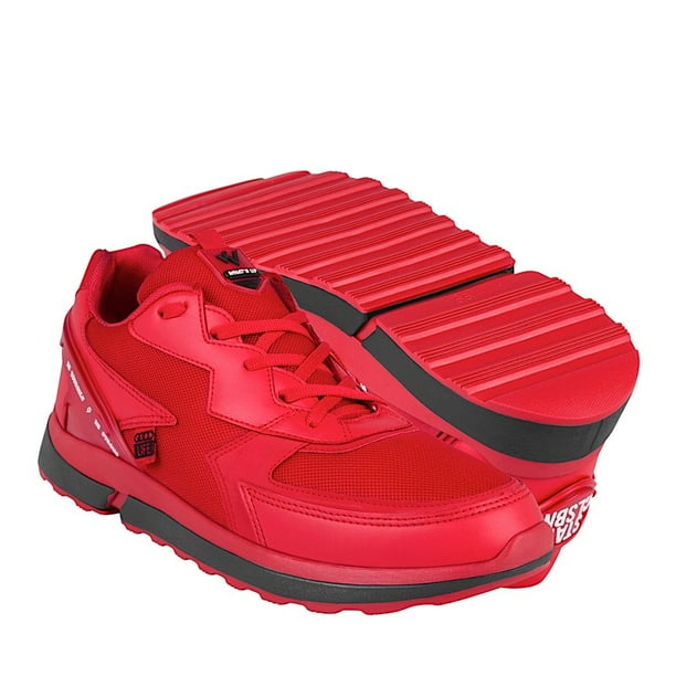 TENIS CASUALES HOMBRE WHAT´S UP 324738 TEXTIL ROJO What's Up