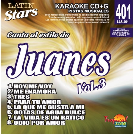 Karaoke Latin Stars 401 Juanes Vol. 3